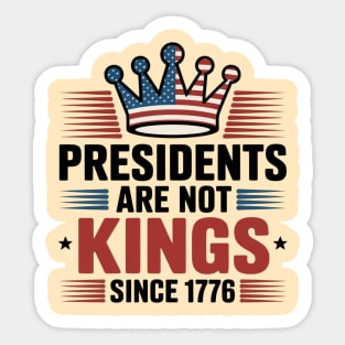 No-kings-in-america Sticker